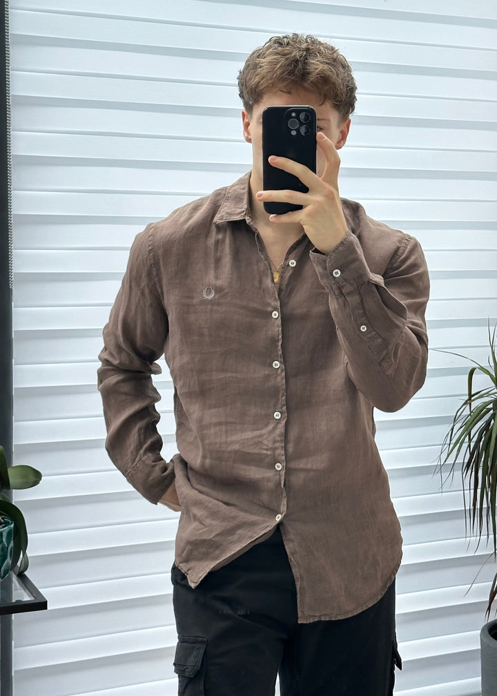 Camicia Fred Perry in Lino - L