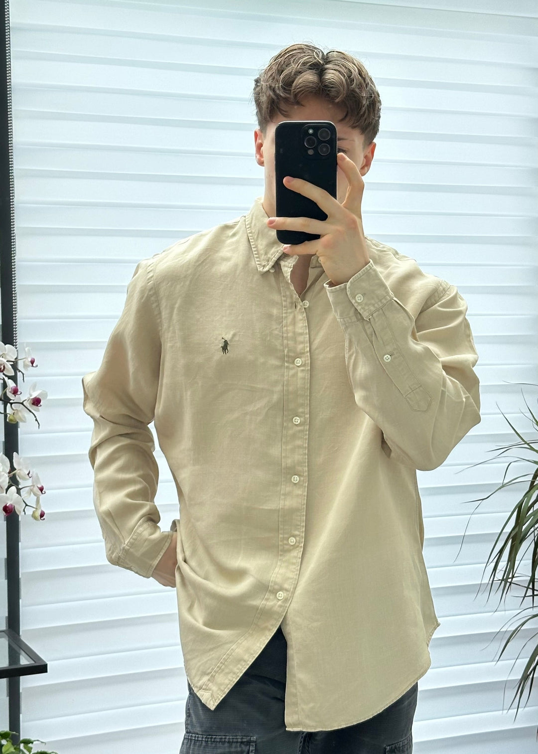 Camicia Ralph Lauren in Lino - XL