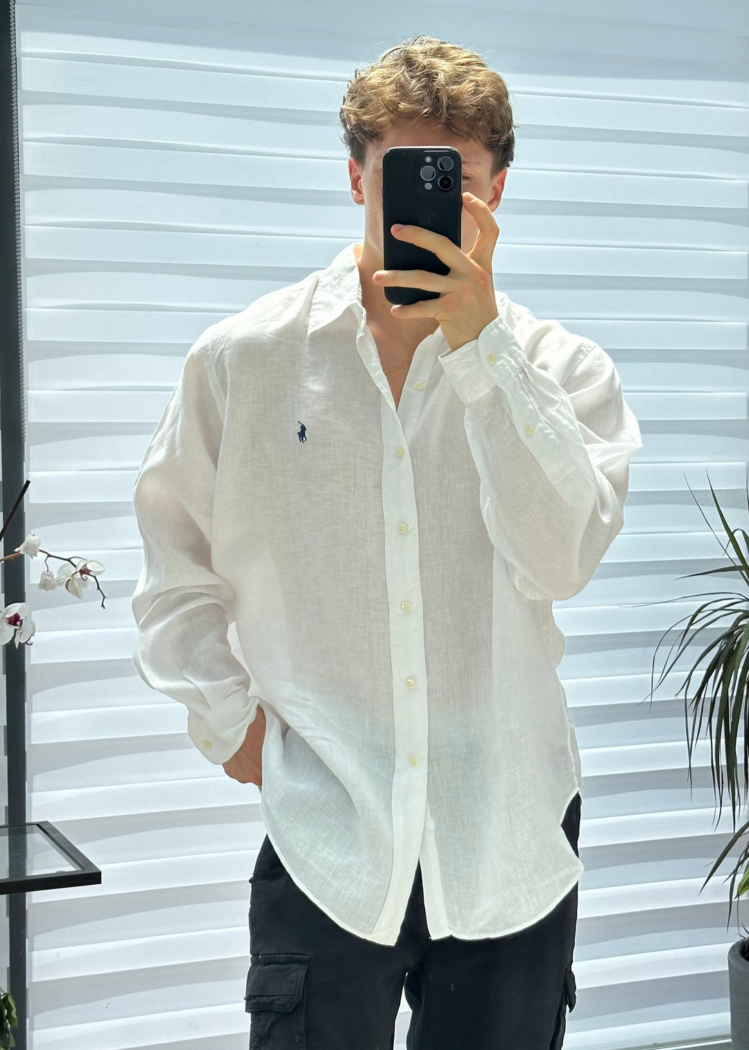 Camicia Ralph Lauren in Lino - XL
