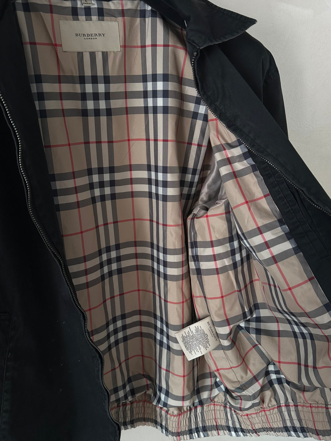 Giacca Harrington Burberry- L