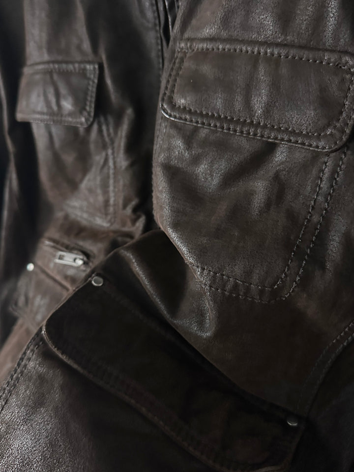 Giacca in pelle - XL