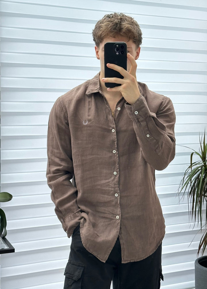 Camicia Fred Perry in Lino - L