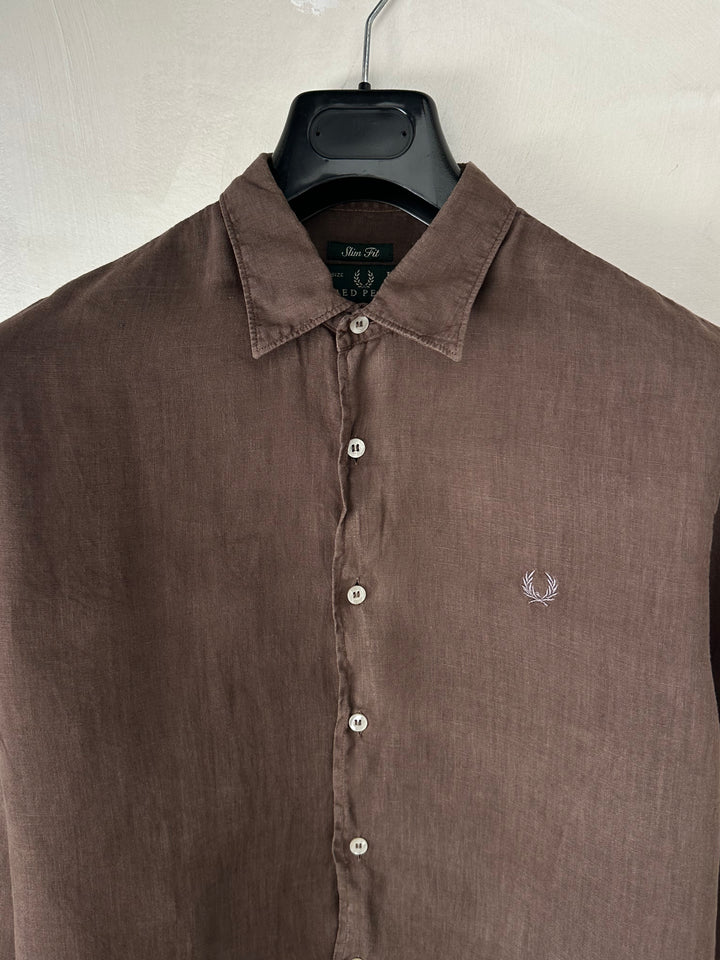 Camicia Fred Perry in Lino - L