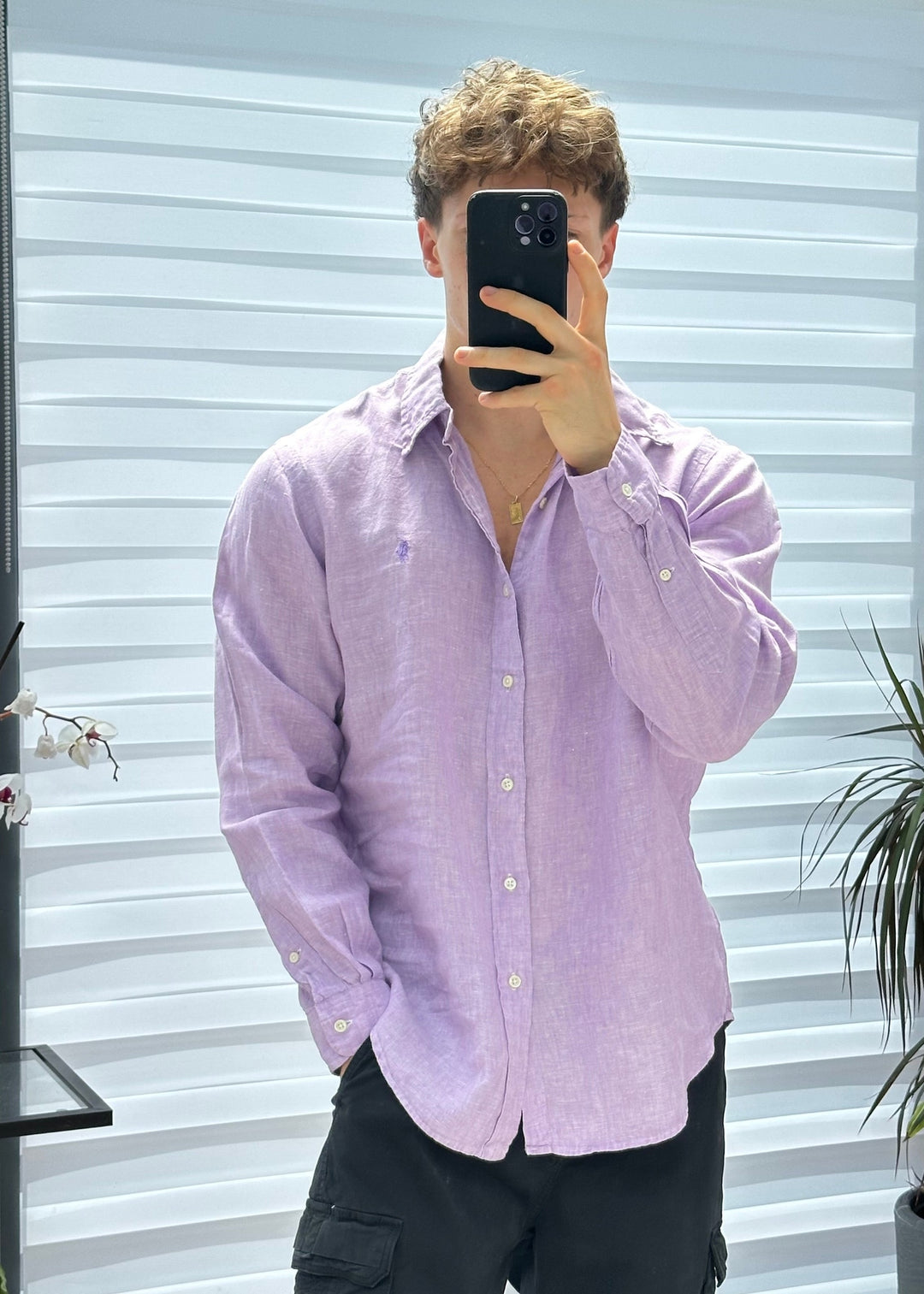 Camicia Ralph Lauren in Lino - L