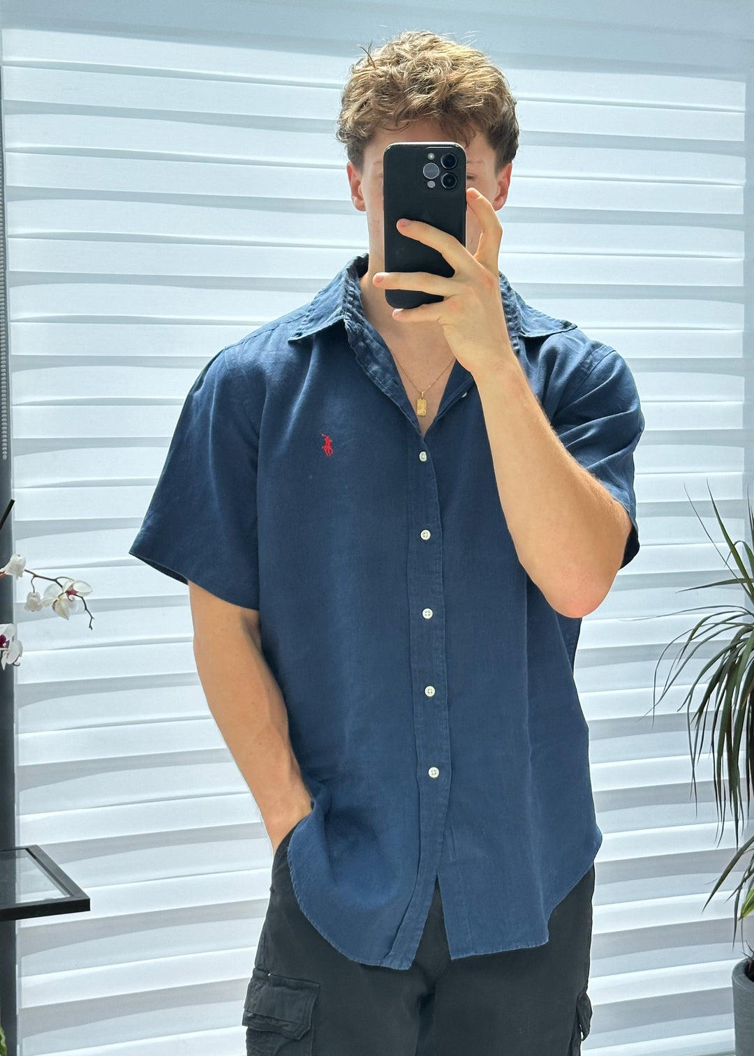 Camicia Ralph Lauren in Lino - L