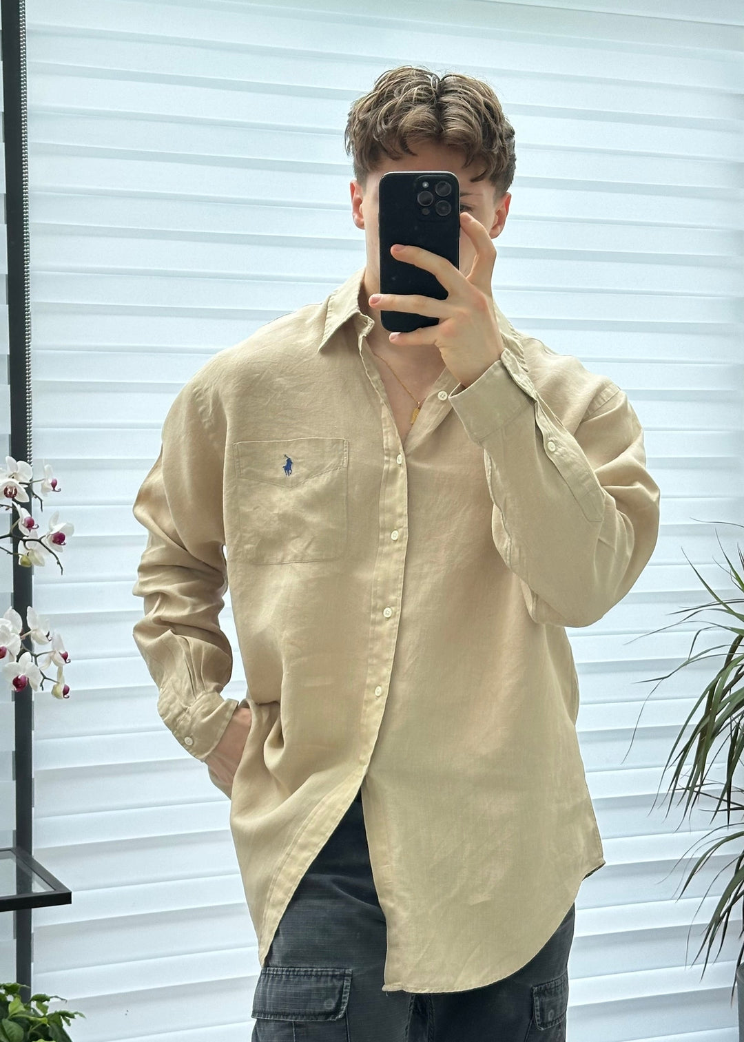 Camicia Ralph Lauren in Lino - L