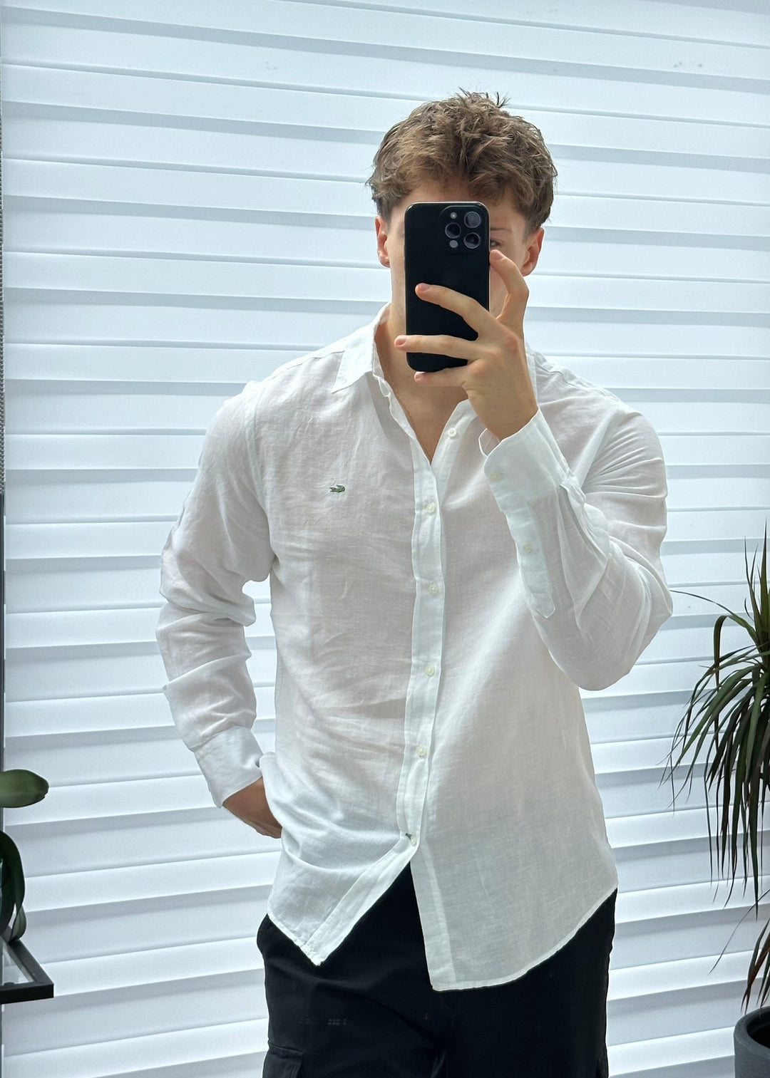 Camicia Lacoste in Lino - L