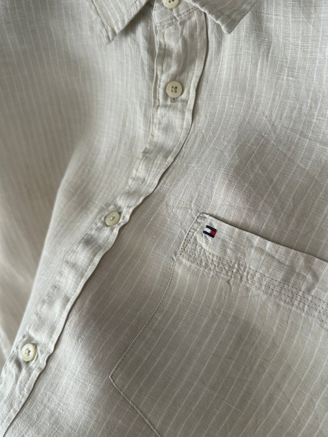 Camicia Tommy Hilfiger in Lino - L