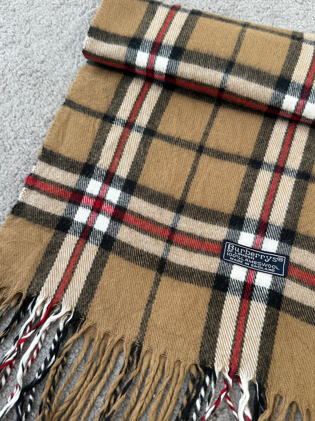 Sciarpa Burberry 100% Lana