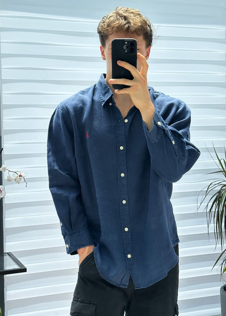 Camicia Ralph Lauren in Lino - XXL
