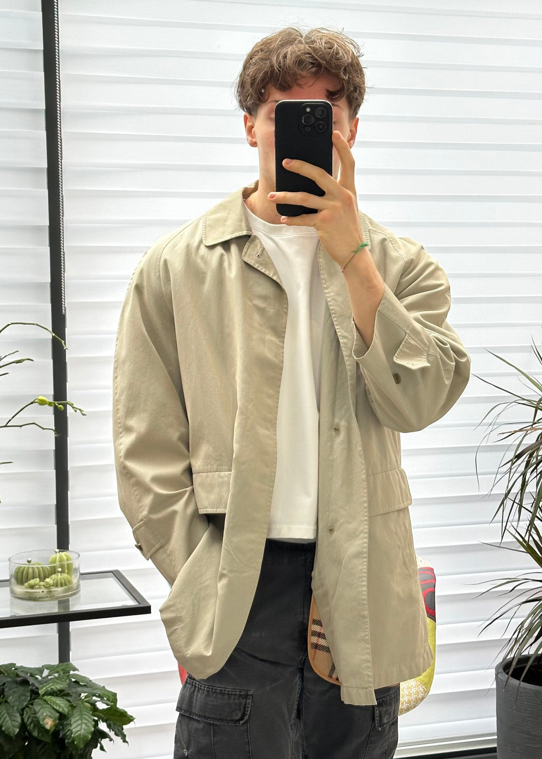 Trench corto Burberry - M