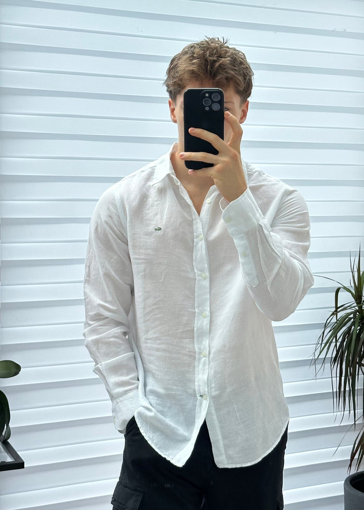 Camicia Lacoste in Lino - L