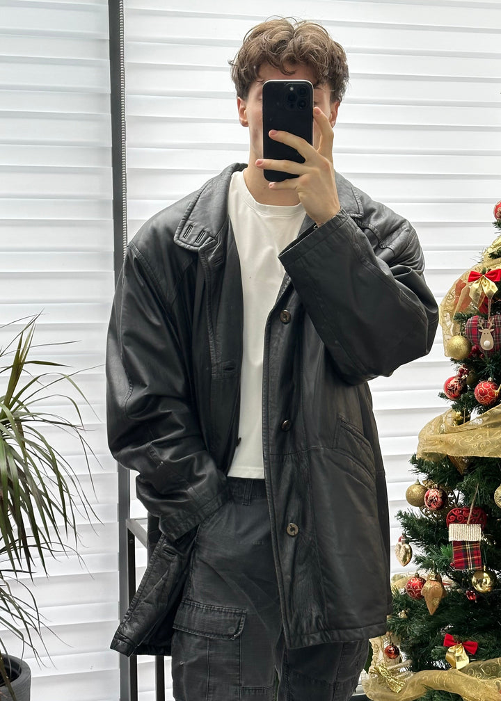 Giacca Burberry vera pelle - XL