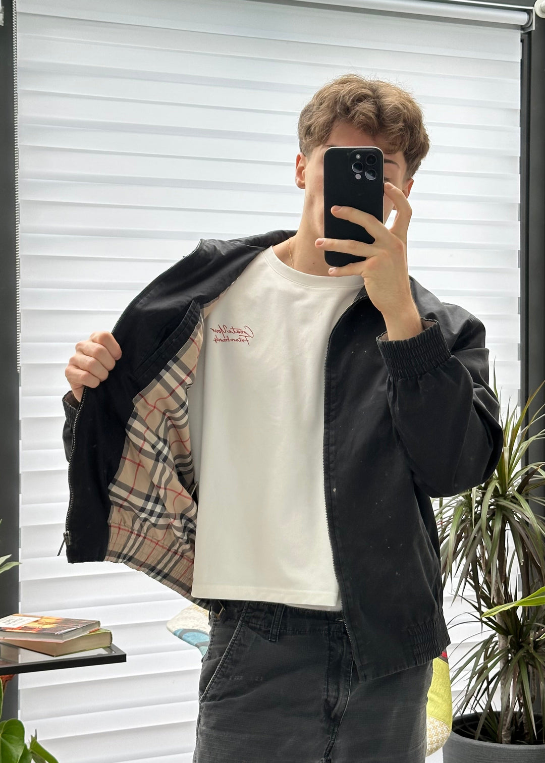 Giacca Harrington Burberry- L