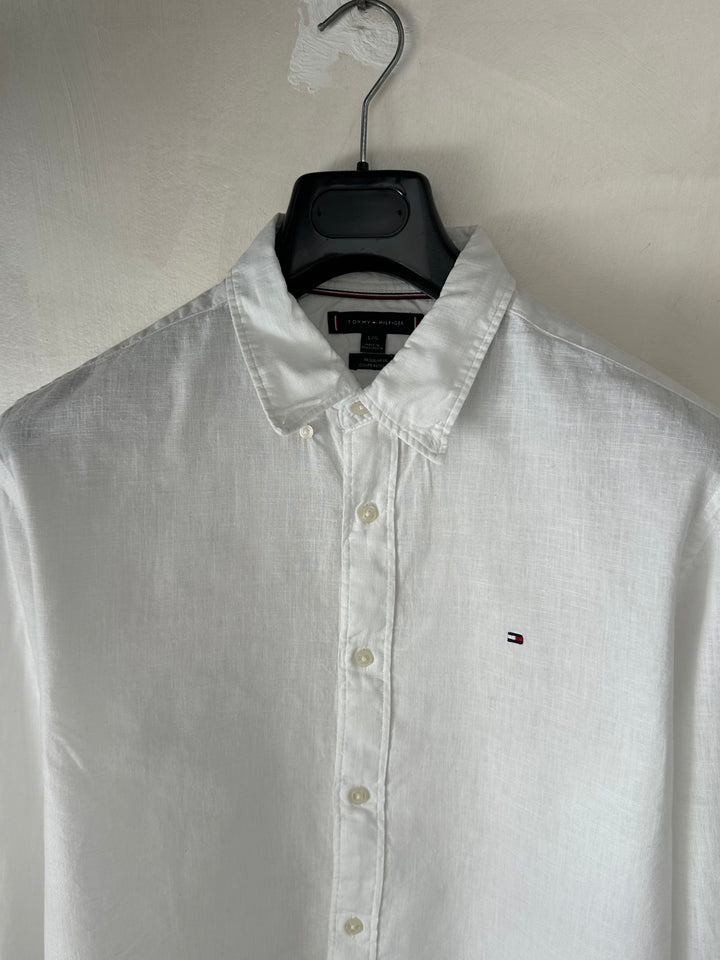 Camicia Tommy Hilfiger in Lino - L