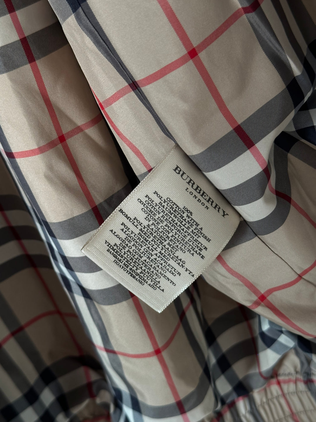 Giacca Harrington Burberry- L