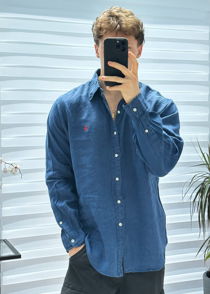 Camicia Ralph Lauren in Lino - L