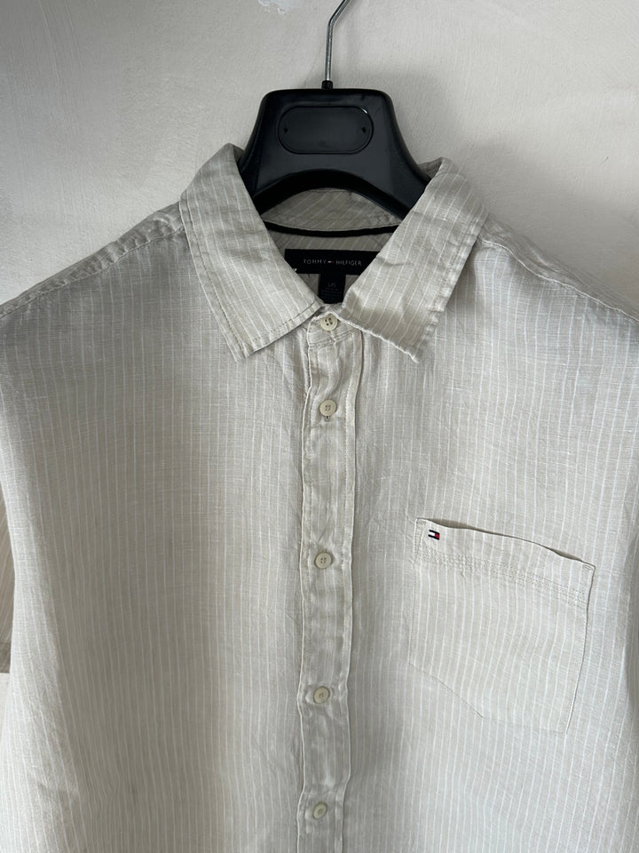 Camicia Tommy Hilfiger in Lino - L
