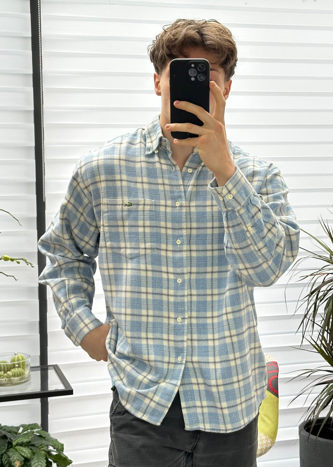 Camicia Flanella Lacoste - M