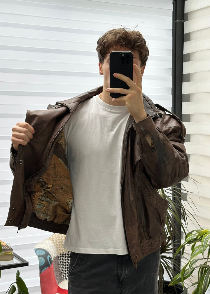 Giacca in Pelle - XL