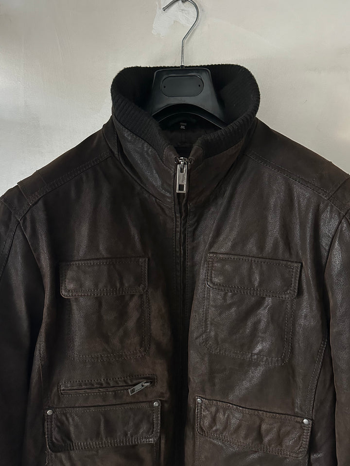 Giacca in pelle - XL