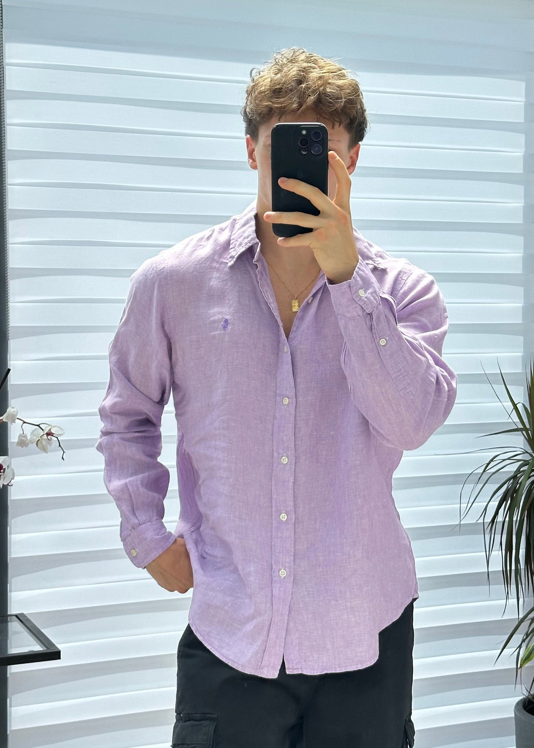 Camicia Ralph Lauren in Lino - L