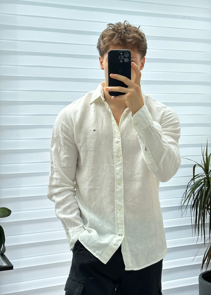 Camicia Tommy Hilfiger in Lino - M